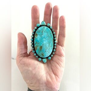 Dan Dodson Sterling Silver Turquoise Ring in EUC
Approx. size- 7/7.5
Adjustable